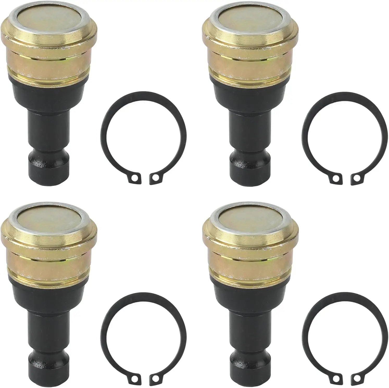 Set of 4 Upper and Lower Front Ball Joint 7061220 Fit for Polaris RZR 570 800 900 All Models Ranger Scrambler Sportsman 7061187