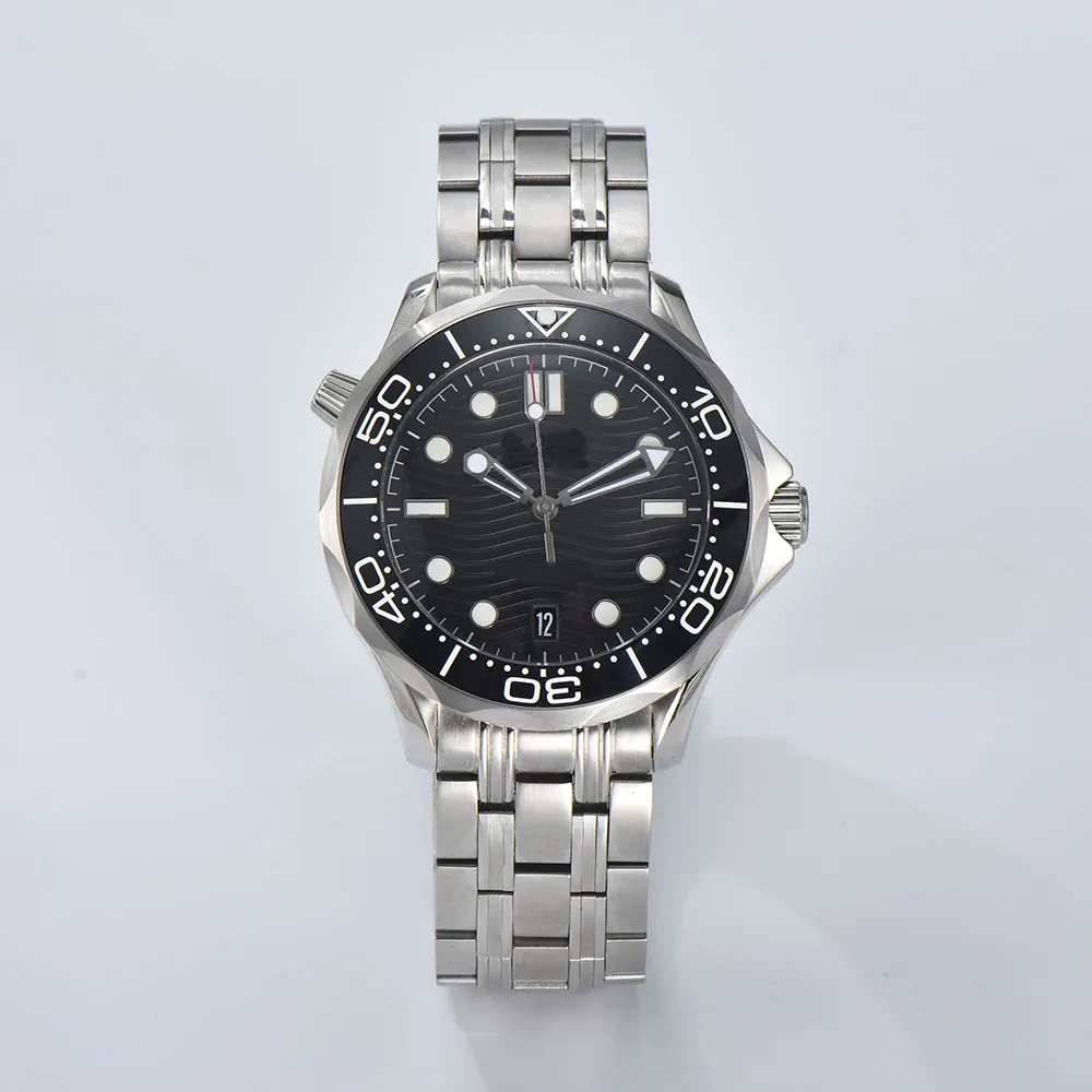 41mm 316L Stainless Steel Sapphire Glass Watch C3 Lumiouns 5Bar Waterproof Suitable for NH35 Automatic Movement Seamaster image 3