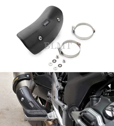 Motorcycle Exhaust Muffler Middle Connection Link Pipe Carbon Fiber Protector Heat Shield Cover Guard For Z900 z750