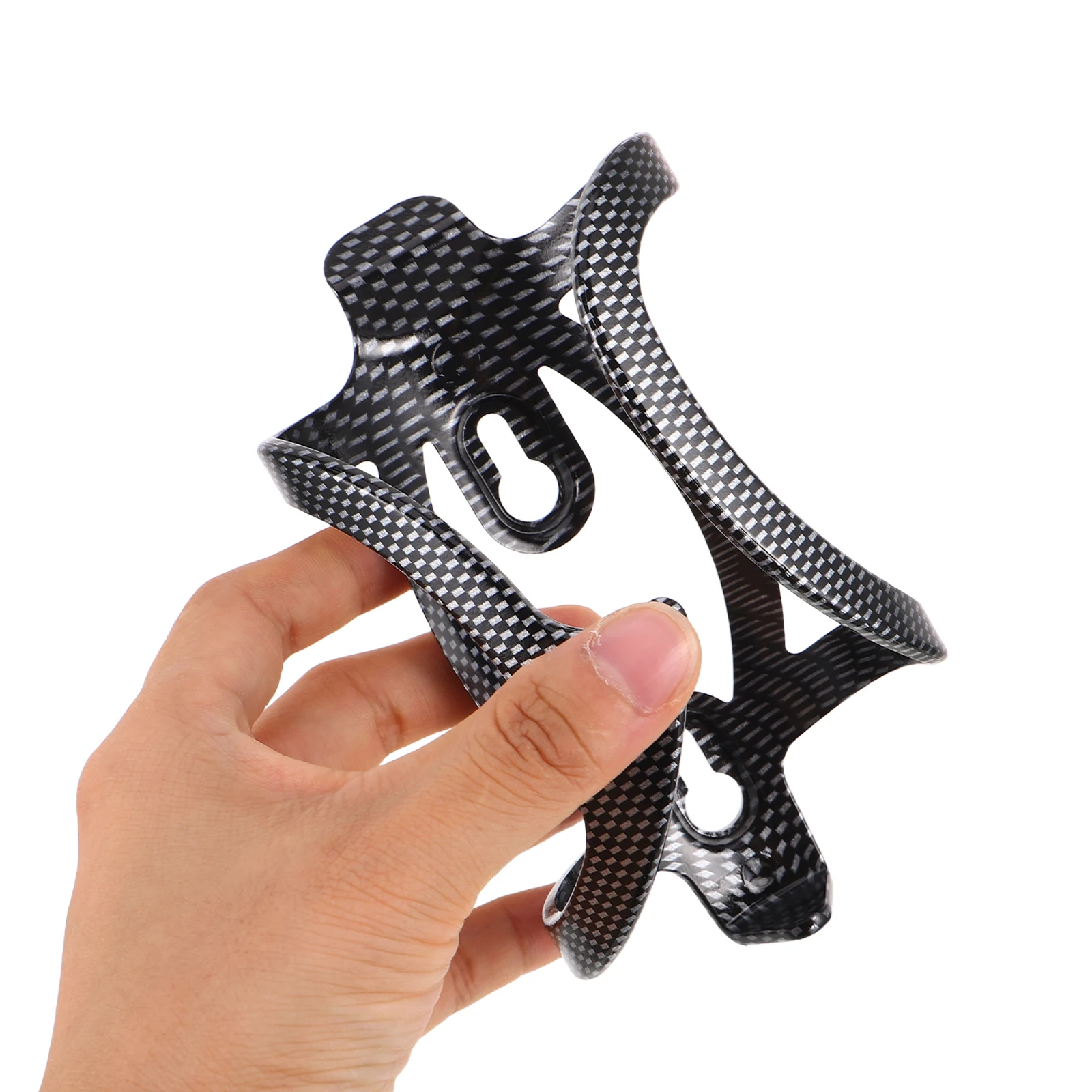 

4 Pcs Carbon Pattern Water Bottle Holder Bike Cage Lightweight Bicycles Abs Cup Bottles and Cages