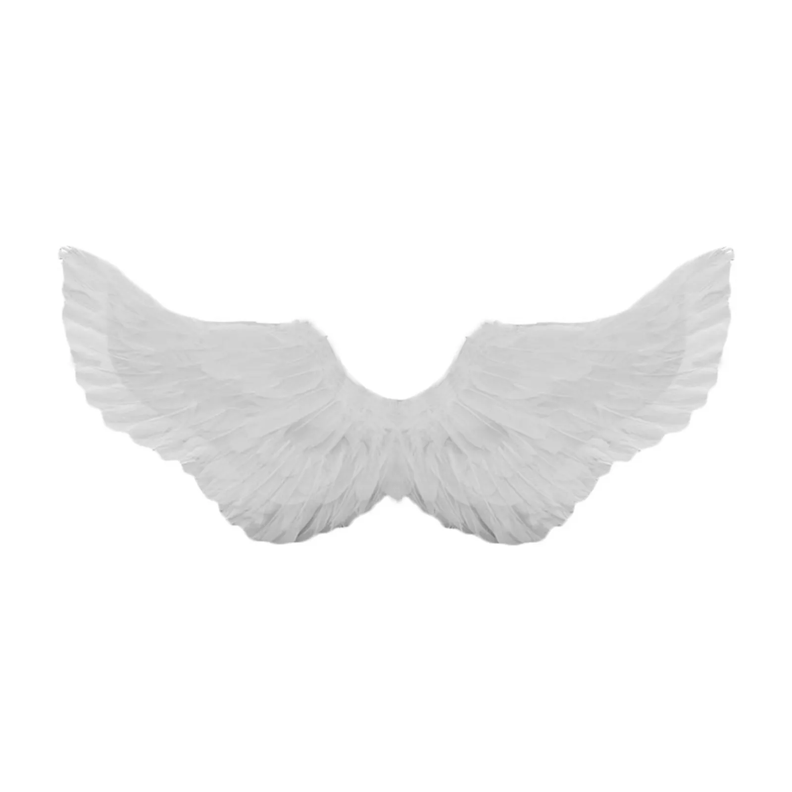 1 Pc Angel Wing White Black Feather Wings Adult Children Birthday Gift Cosplay Wing Stage Show Halloween Christmas Party Costume