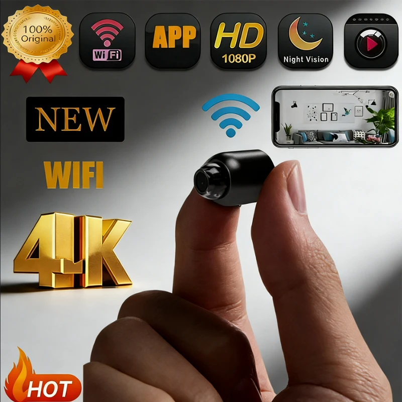 1080P Mini Camera Wireless Surveillance Security Video Cam Night Vision Motion Detect Camcorder Mini Cam Monitor Smart Home