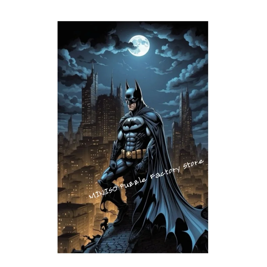 Disney Spuer Heroes Batman จิ๊กซอว์ปริศนา 108/200/300/500/1000 ชิ้นปริศนาไม้สําหรับผู้ใหญ่เด็กของเล่นเพื่อการศึกษาของขวัญ