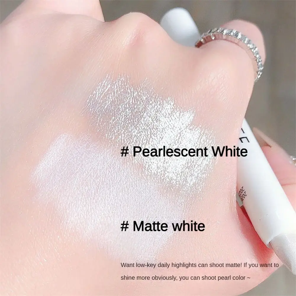 Glitter Highlighter Pen Pearlescent Lying Silkworm Pencil Waterproof Long-lasting Brightening Eyes Stick Eye Makeup Tool