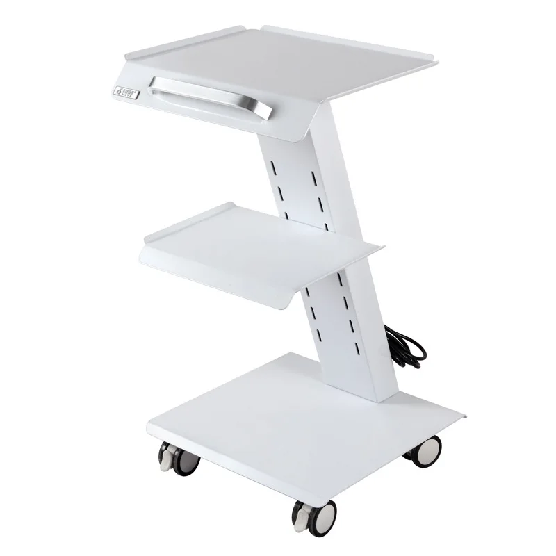 Oral Dental Mobile Cart Side Cabinet Medical Dental Cleansing Cabinet Wheel Locker Orthodontics