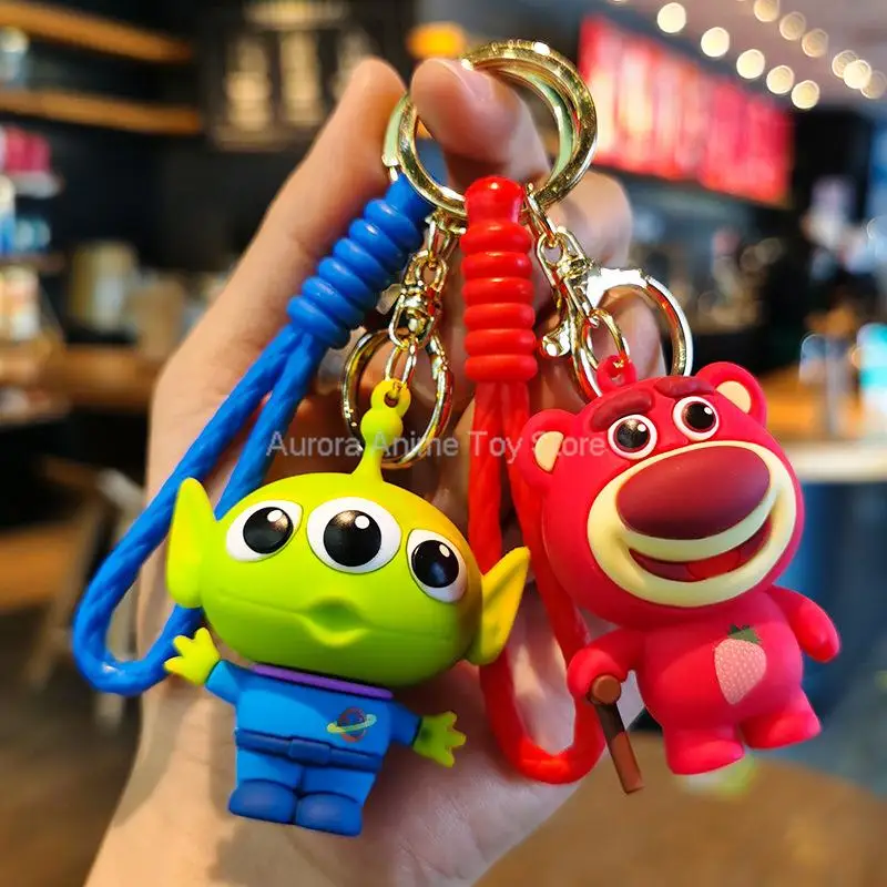 LLavero de Disney de Anime Kawaii para niños, colgante de coche, variedad personalizada de muñecos de dibujos animados, Toy Story, regalos de Juguetes