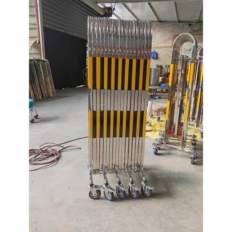 

Stainless Steel Telescopic Fence For Kindergarten Outdoor Activity Safety And Construction Site Protection