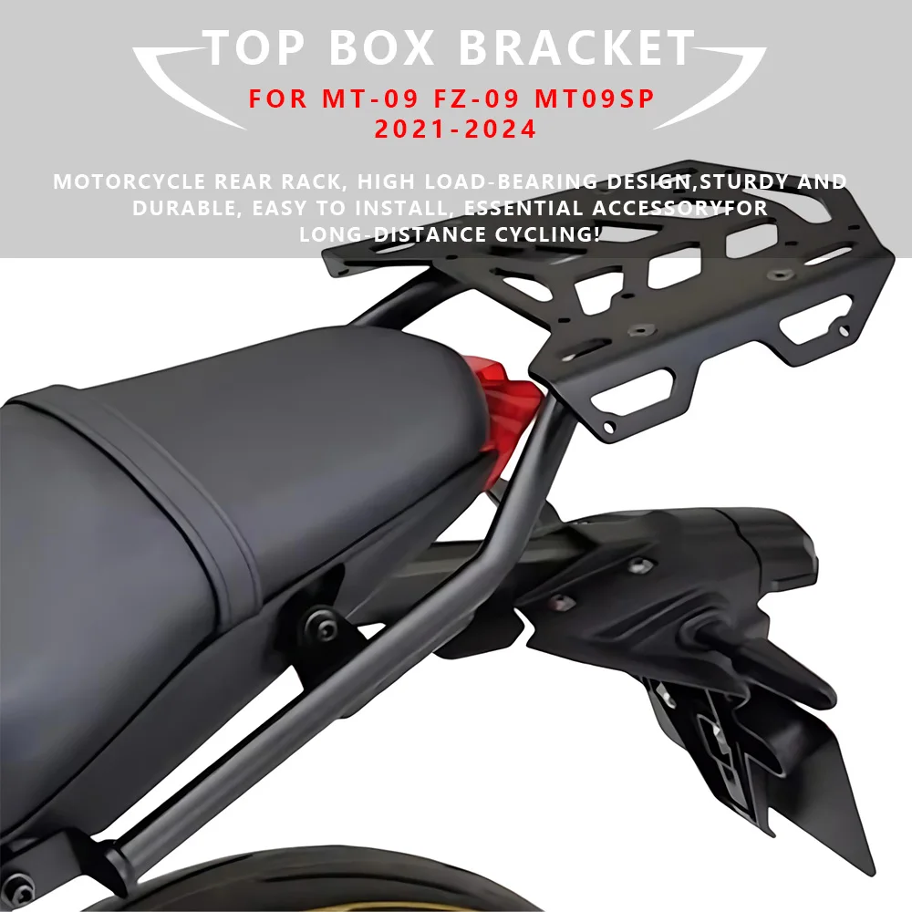 

MTK For YAMAHA MT-09 /FZ-09 /MT09SP 2021-2024 Motorcycle Rear Rack Luggage Rack Carrier Shelf Top Box Holder Support Bracket