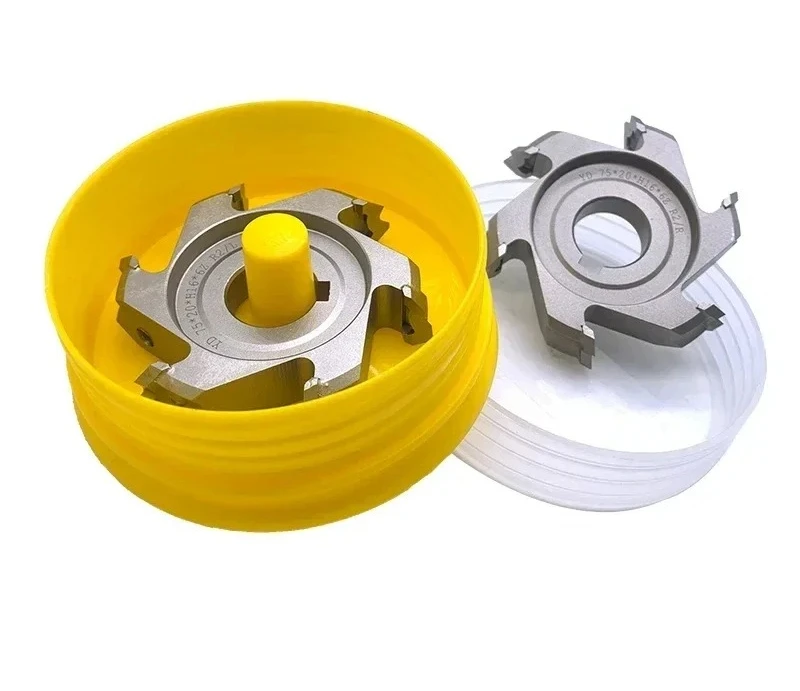 1Pair (L+R) 75*20*H16*4Z/6Z  R1.5/2/3 Woodworking Knife Tools Fine Trimming Cutter   Edge Banding Machine