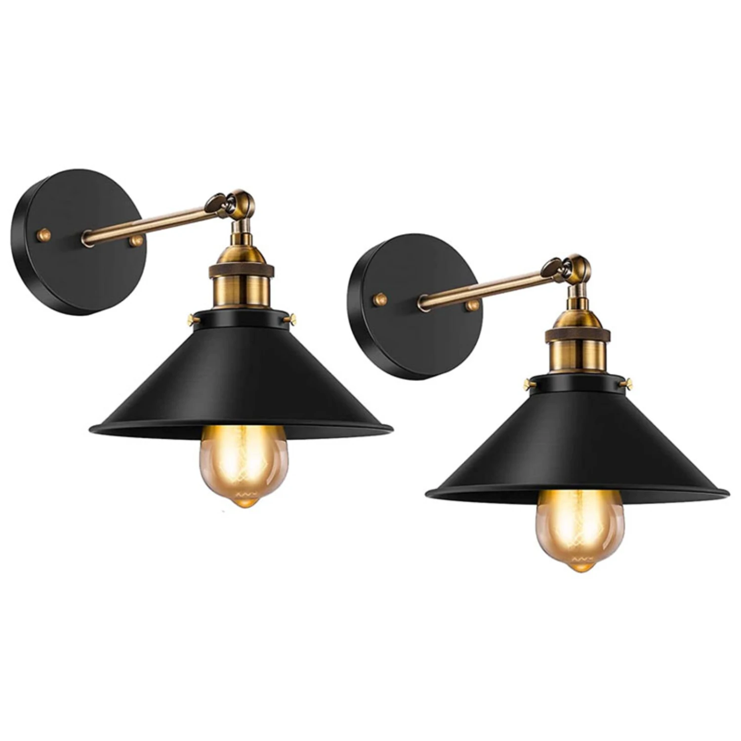 Enhance Your Home Decor with this Stylish Vintage Adjustable Industrial Wall Sconces for Retro Loft Bedroom Indoor Lighting - Ae