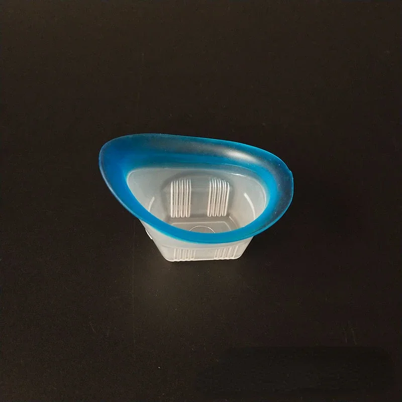 年配の女性男性と子供のための再利用可能なシリコンアイウォッシュカップ、ソフトバスカップ、2個