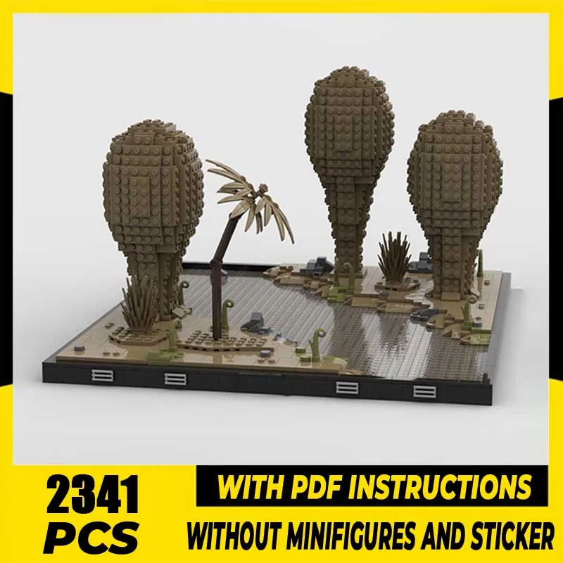 

Star Movie Model Moc Building Blocks Jedi Knight Scene Model Technology Bricks DIY Assembly Toys Construstion Holiday Set Gifts