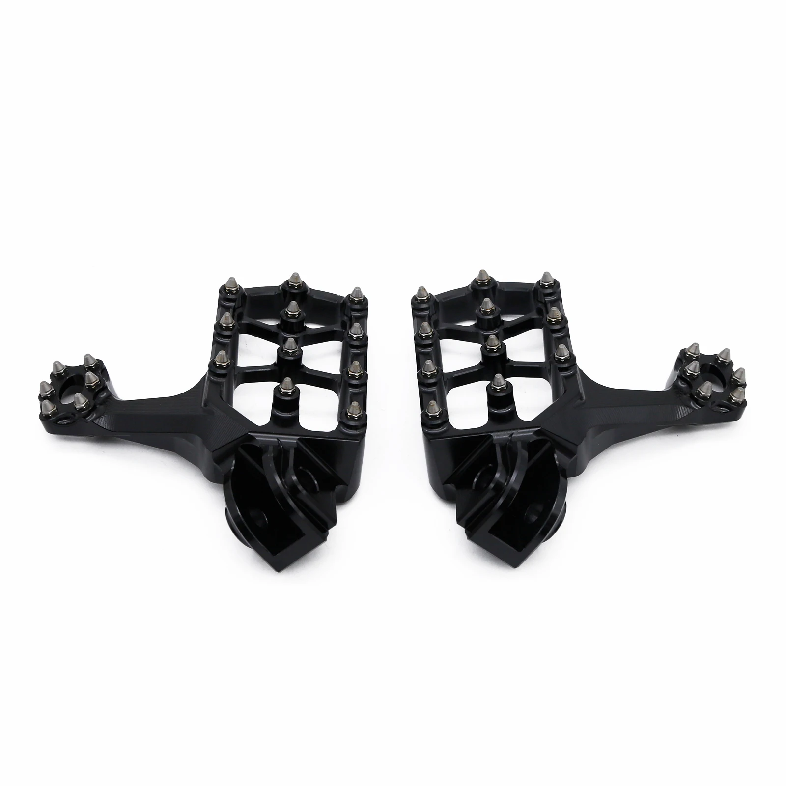 For 85SX 2018-2020 /125SX 2016-2020 CNC Dirt Pit Pivot Bike Shark Tooth Foot Pegs Footpegs Footrests Pedals