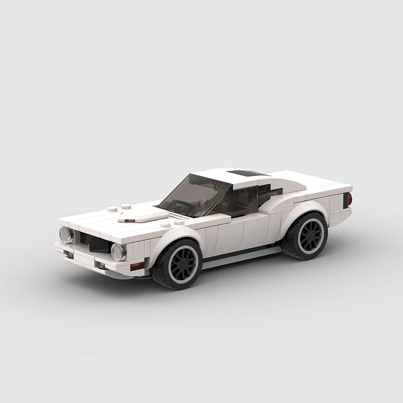 

Plymouth Muscle MOC автомобиль скоростные чемпионы супер гонки F1 модель автомобиля строительный блок гоночный кирпич Рождественский подарок город технические