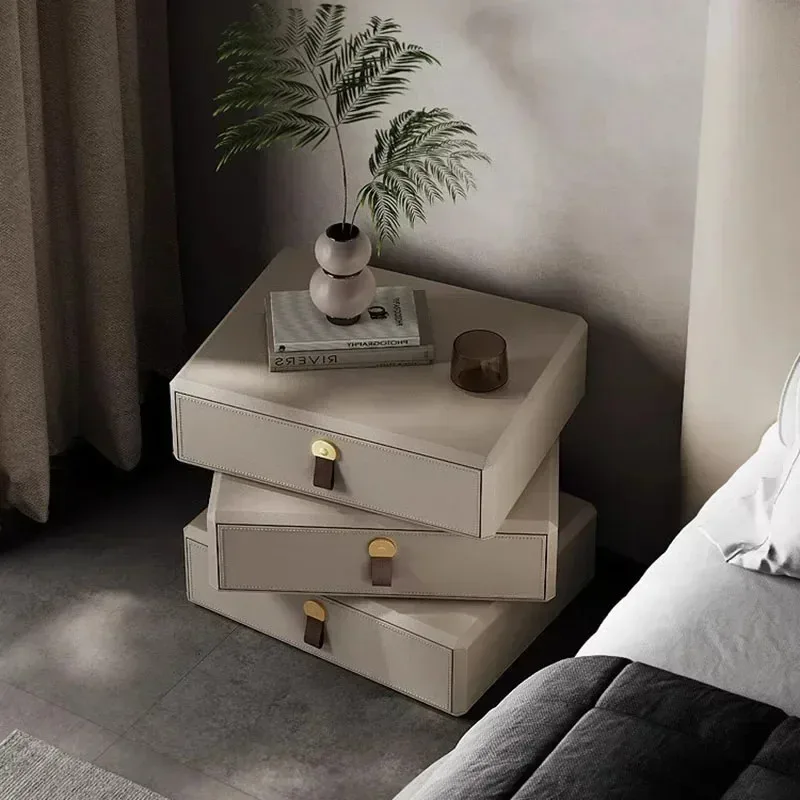 Modern Makeup Nightstands Center Pretty Narrow Organizers Minimalist Bedside Table Luxury Drawers Table De Chevet Home Furniture