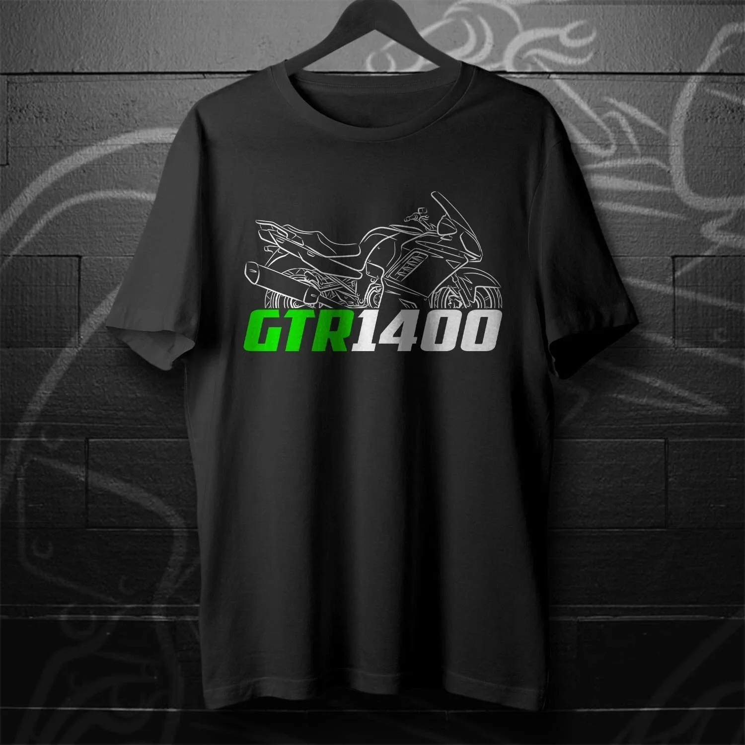 Nouveau T-shirt moto GTR 1400 & Concours 14 2007-2022 - T-shirts en coton pour le cyclisme quotidien, pour hommes et femmes