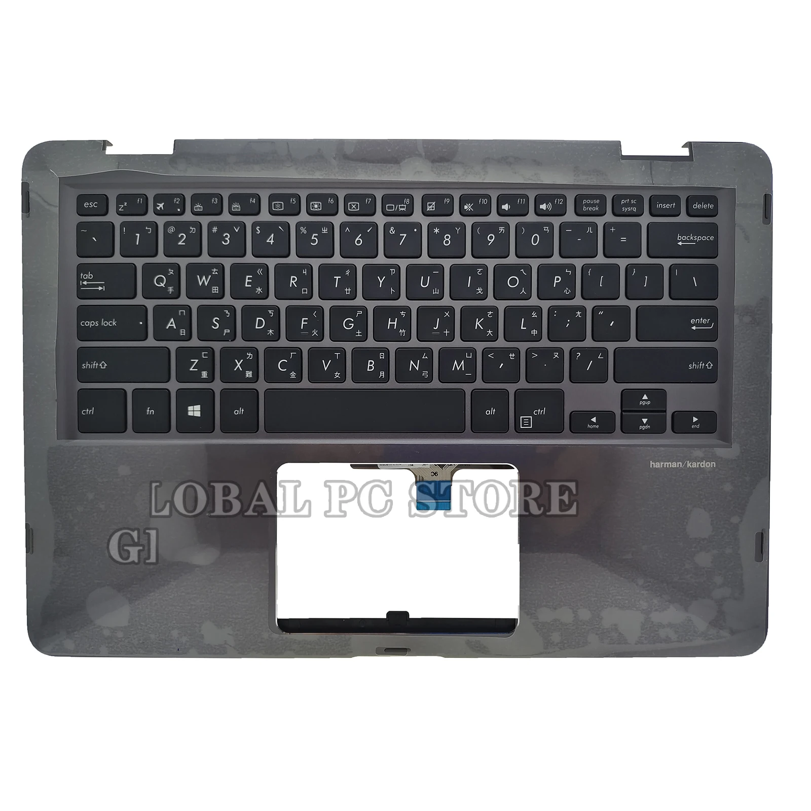 

KEFU UX461 For ASUS Laptop Keyboard UX461UN UX461UA UX461U UX461FN UX461F UX461FA Keyboard Palmrest C Shell Assembly