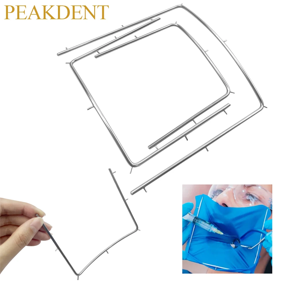 

1pcs Autoclavable Dental Rubber Dam Frame Foldable Stainless Steel Spreading Rubber Dam Bracket Dentistry Instruments Tool