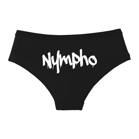 NYMPHO Gold Letter Print Underwear Cute Girl Briefs Female Soft Cotton Panties Sexy Lingeries For Women Ladies Underpants