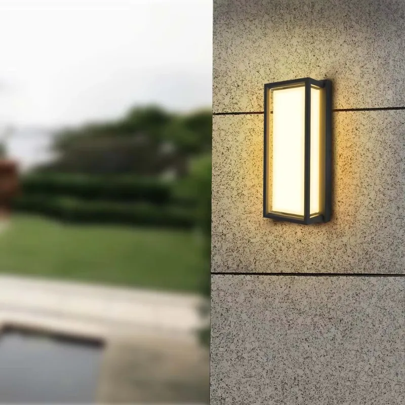 

Dimmable Modern Outdoor Wall Lighting 5CCT Dimmable Light Emitting Diode Porch Light