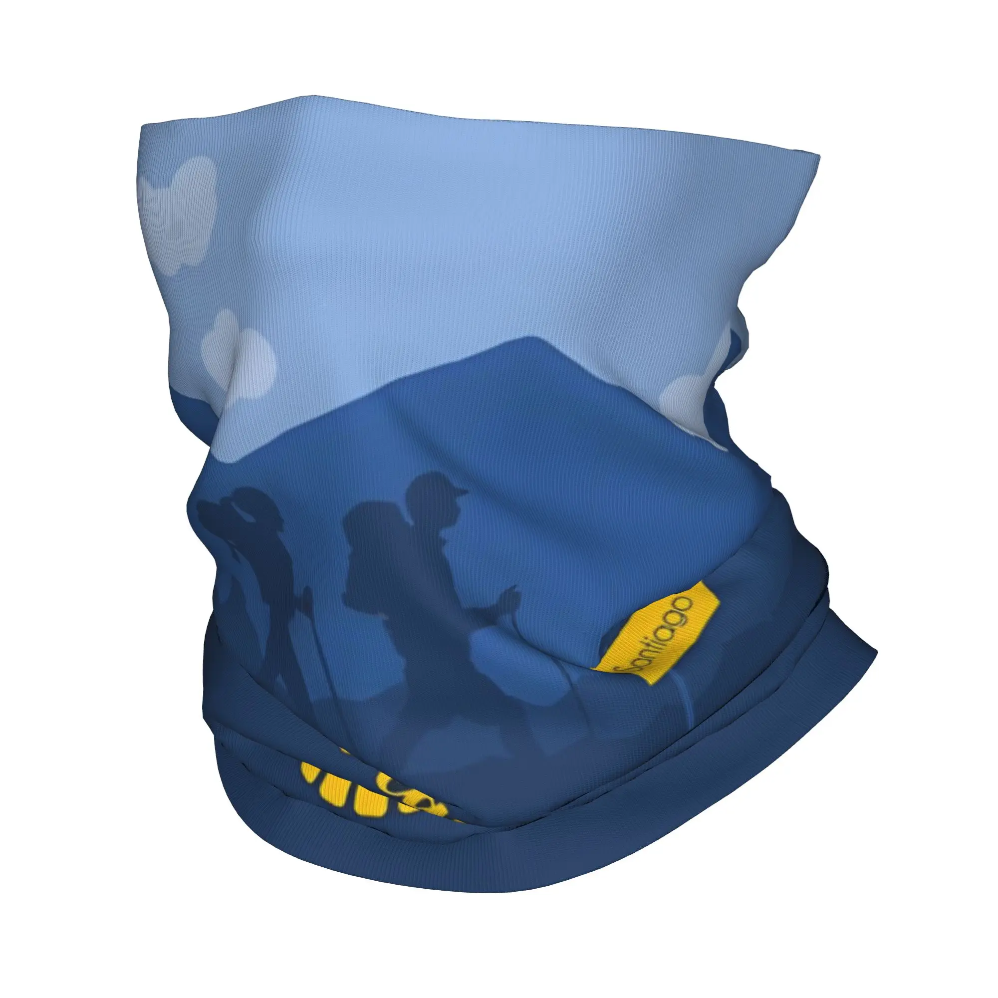 Bandana De Camino De Santiago personalizada, polaina para el cuello para senderismo, correr, mujeres y hombres, bufanda envolvente, diadema cristiana más cálida