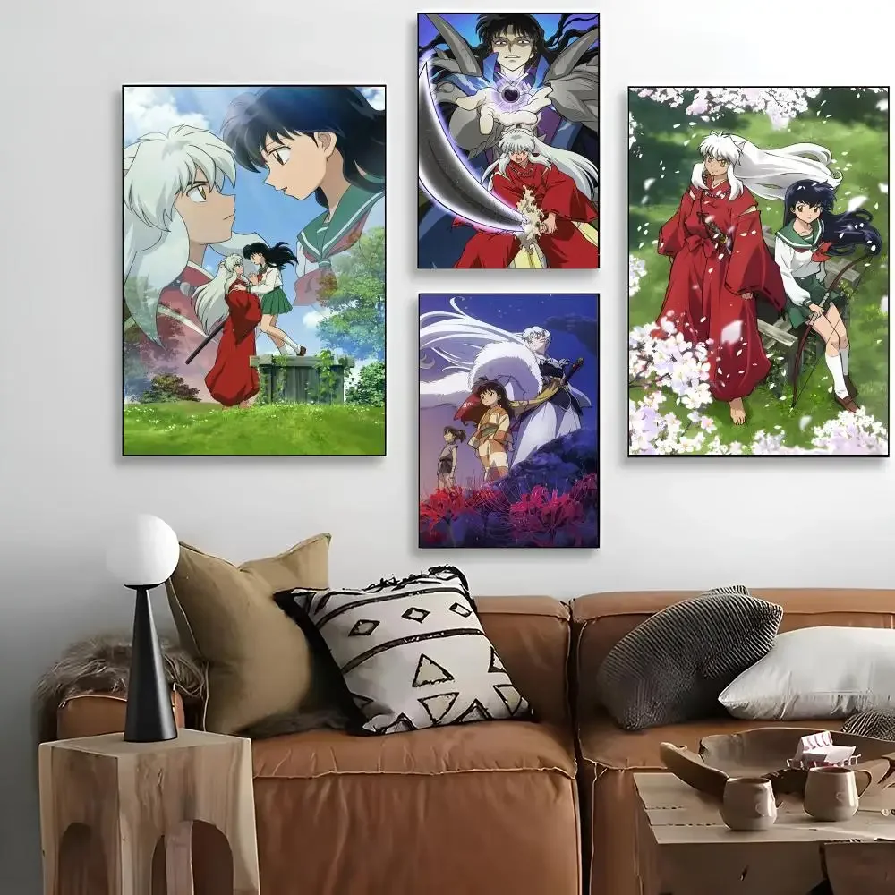 Inuyasha Painting Calligraphy For Art Printing Decoration Painting Cinema Art Poster Home Wall Decoration Frameless