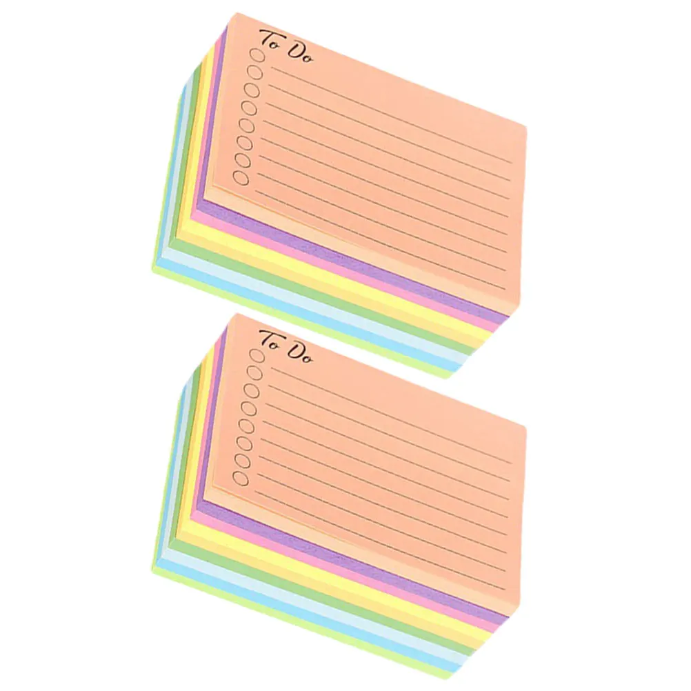 

18pcs Pads Self Adhesive Memo Stickers School Notebooks Household Supplies Compact Note Pads Office Accessories