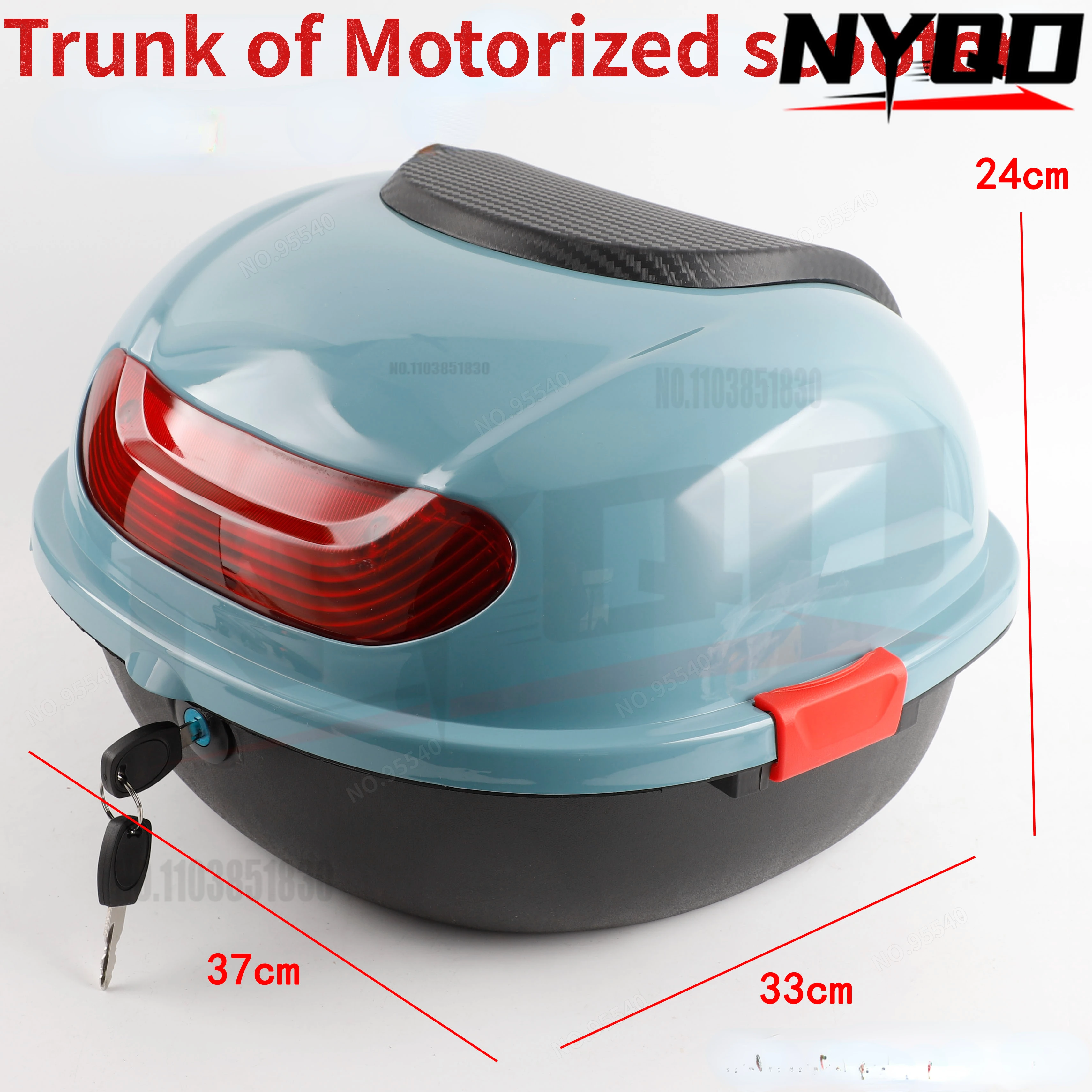 Trunk for Electric Vehicle Medium Storage Box Rear Kick Scooter Trunk Bicycle Trunk Motorcycle Trunk Box motorcycle toolbox