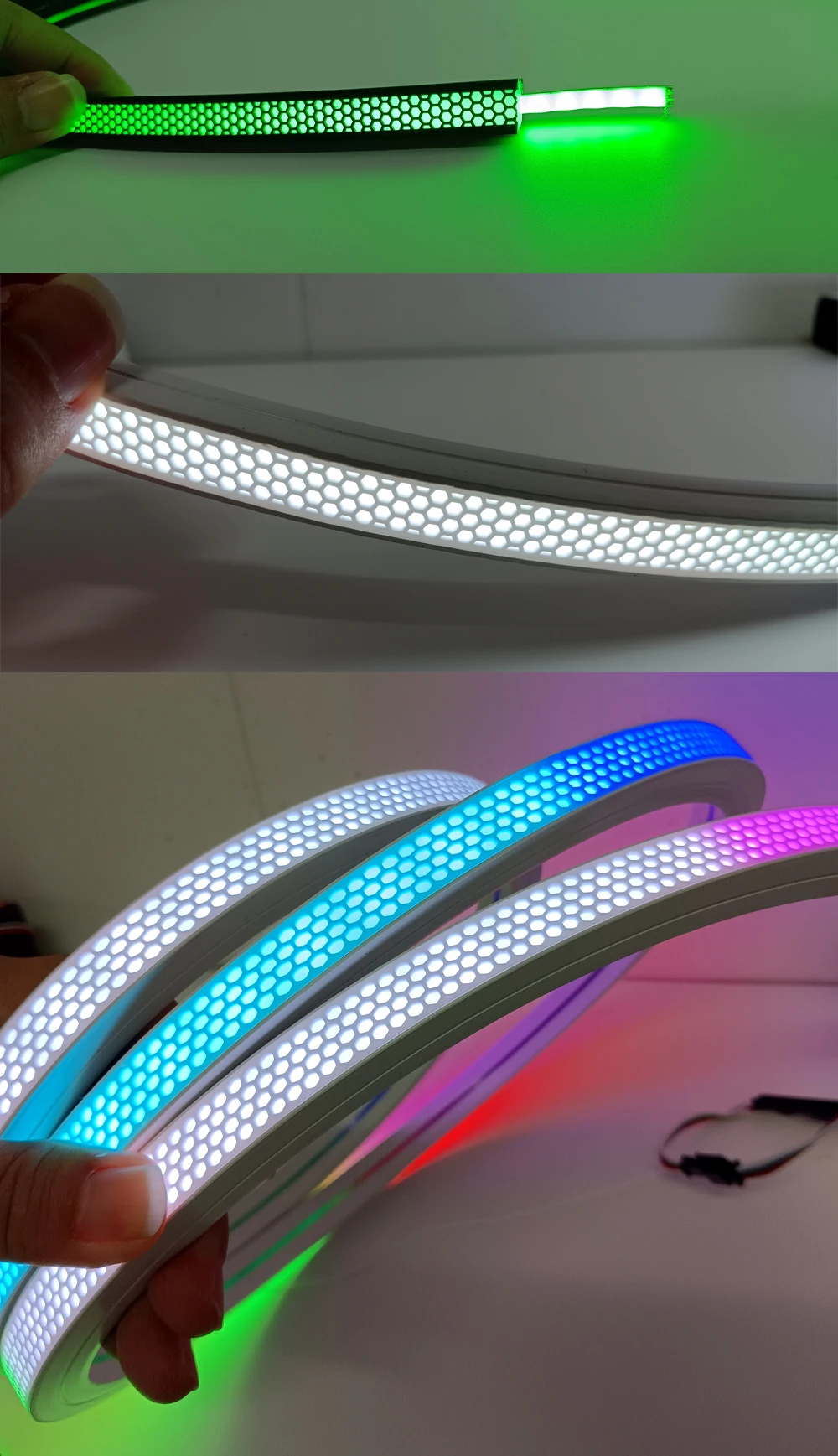 Anti-glare LED Strip Light Diffuser Tube IP67 Waterproof Cover Neon Tube For WS2812B WS2811 5050 RGB 8-12mm LED Strip Light