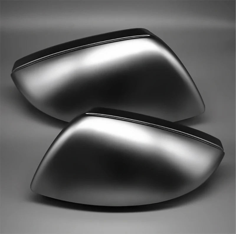 Rearview Mirror Cover Caps Fit For Audi New A6  A7 C8 A8 D5  2019-2023 Matte Silver Auto Side Mirror Cover Replacement