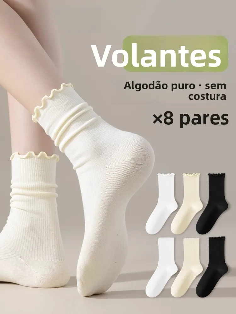 meias-de-algodao-puro-ate-o-meio-da-panturrilha-femininas-modelo-fino-primavera-outono-maternidade-sem-punho-com-acabamento-f