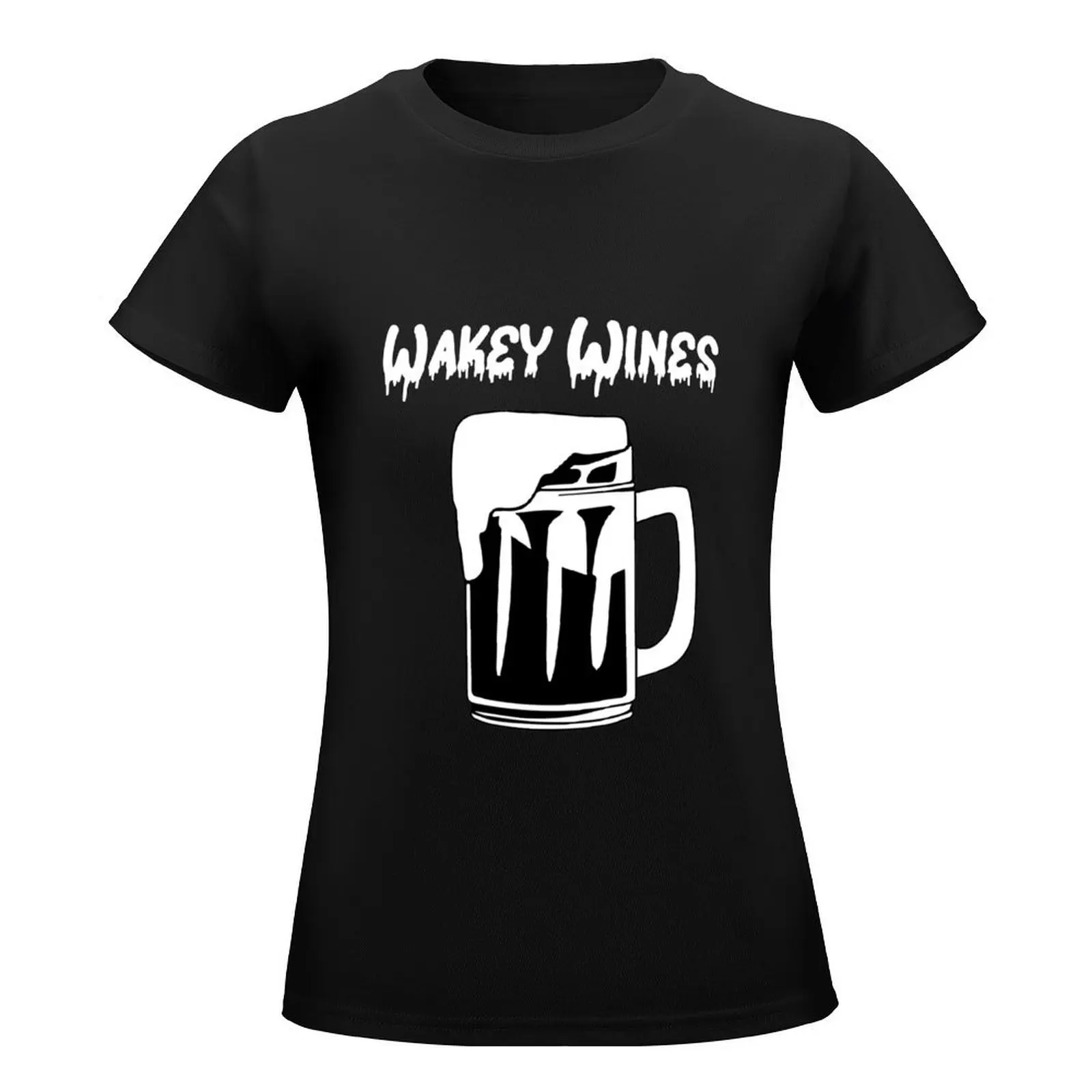 Wakey Wines for drink lover T-Shirt cute tops customizeds shirts graphic tees hippie clothes Womens graphic t shirts