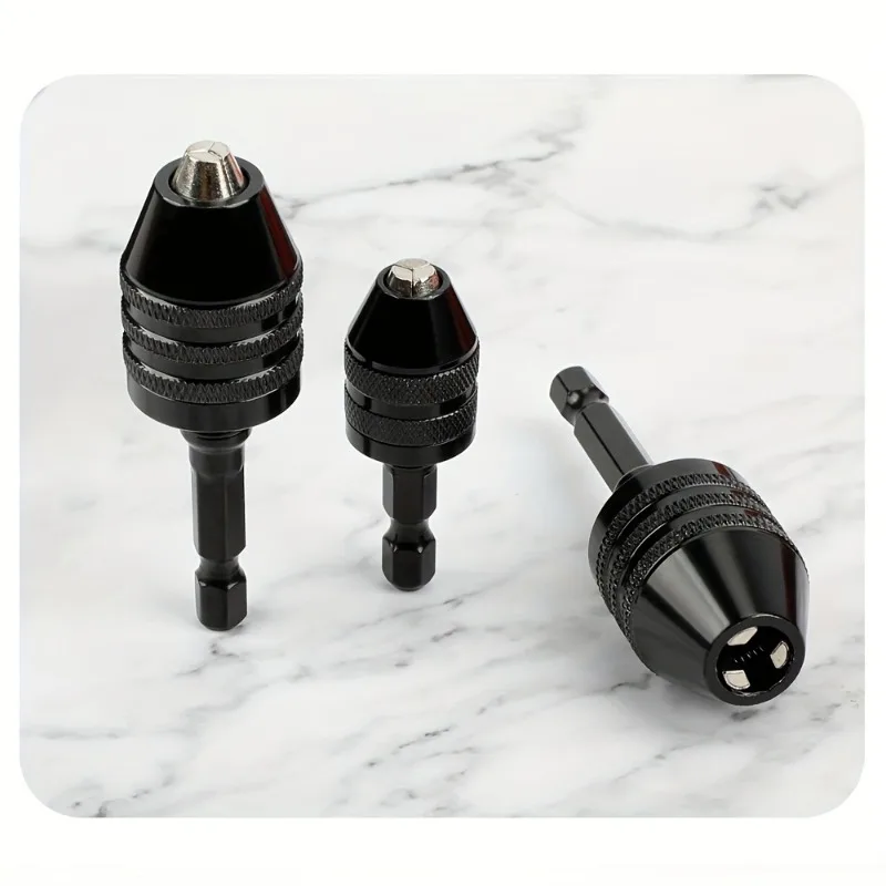 مجموعة تشاك مثقاب سداسية سريعة التغيير مع مقبض دائري - محول لقمة مثقاب مطحنة كهربائية متعددة الاستخدامات لتحسين المنزل بنفسك #5