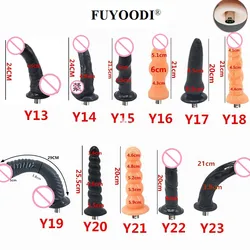 Sex Machine Attachments Dildos for Sex Machine with 3XLR Connector Extra long and extra thick vibrator for women