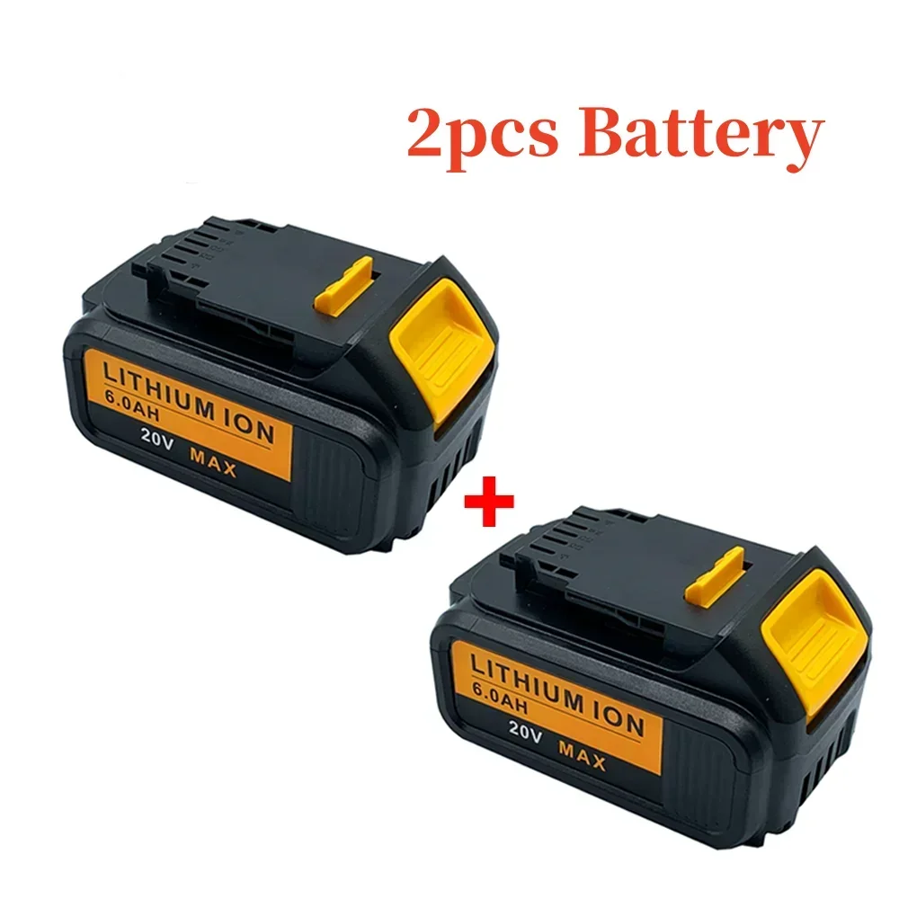 Akumulator litowy 20 V 6 Ah 18650 do elektronarzędzi DeWalt DCB184 DCB200 akumulatorowy zestaw narzędzi elektrycznych 20 V 6000 mah akumulator