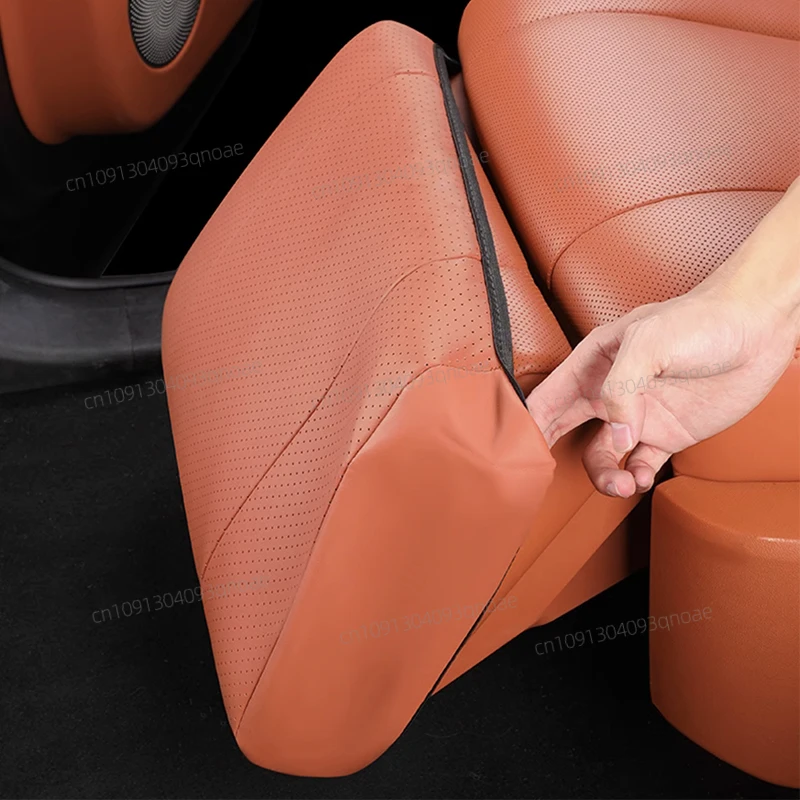 For Aito M9 2024 Second Row Electric Leg Rest Leather Protective Cover Interior Accessories