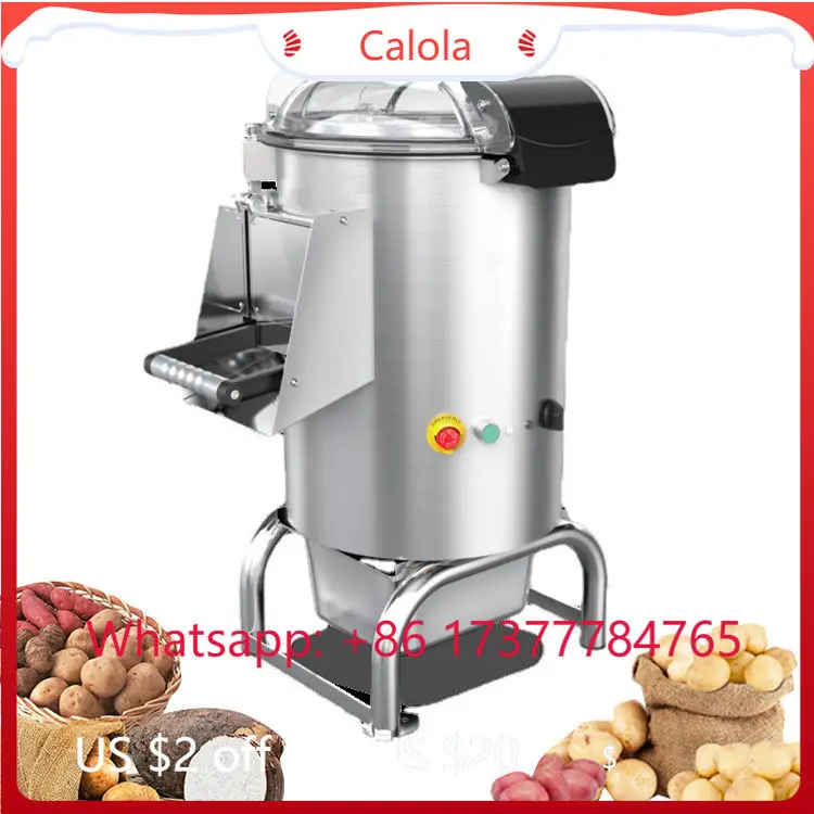 Full-Nutrition Commercial Veggie Processor - Stainless Steel for Taro, Sweet Potato, Water Chestnut