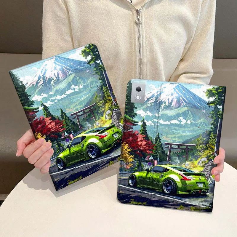 

Anime Car illustration For Legion Xiaoxin Pad P12 Pro Y900 GT 2023 2025 12.1 12.7 14.5 inch Tablet Case