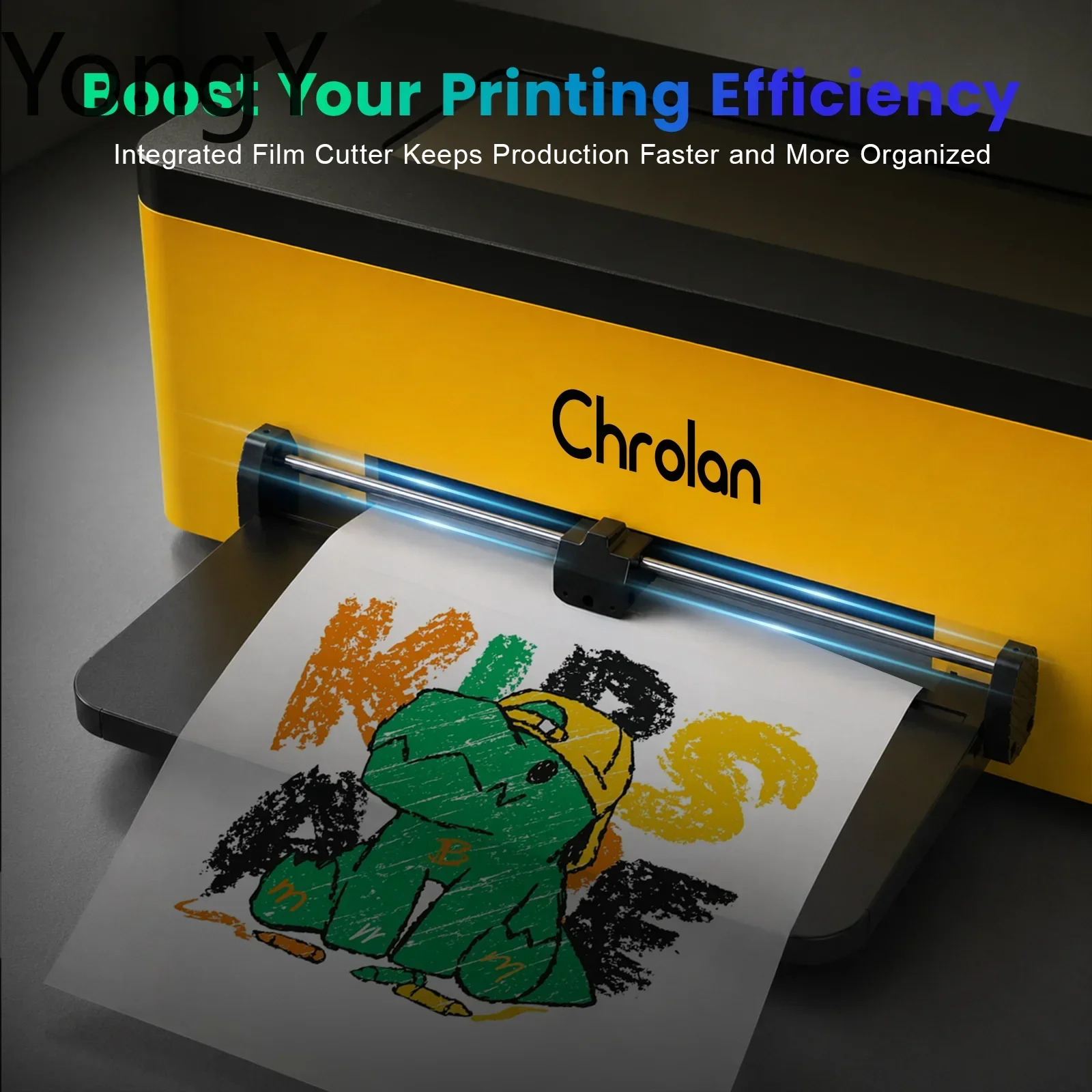 Chrolan A4 DTF Printer L800 Direct to Film Textile Inkjet Impresora DTF Printing Machine for T-Shirts Apparel Printing Business
