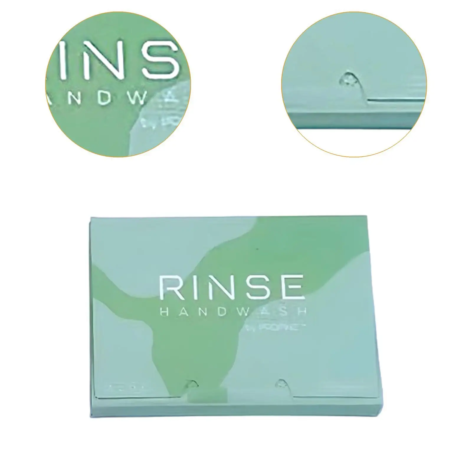 Hojas de jabón para lavar a mano, 1 caja de escamas de jabón para acampar en interiores, 100 unidades