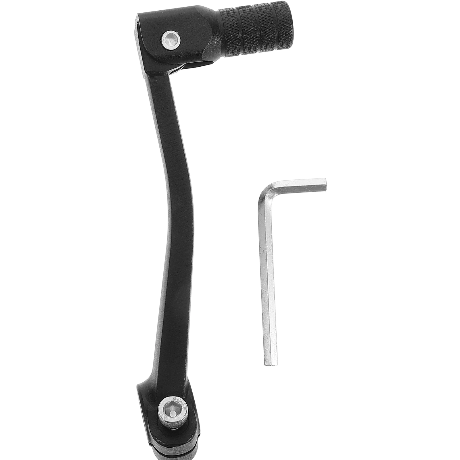 

Aluminum Alloy Motorcycle Gear Lever Foldable Foot Pedal Dirt Bike Shift Light Durable Stylish Easy Install Black