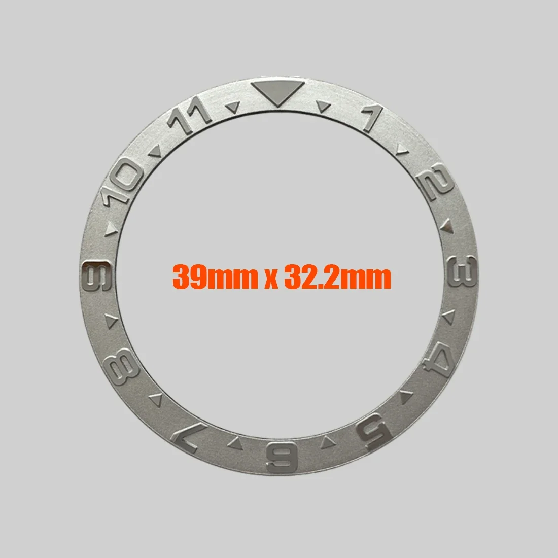 39x32mm inserção de moldura de relógio 6105 anel de moldura adequado para 6105 6309 tartaruga nh35 nh36 caixa de relógio peças de anel de moldura plana