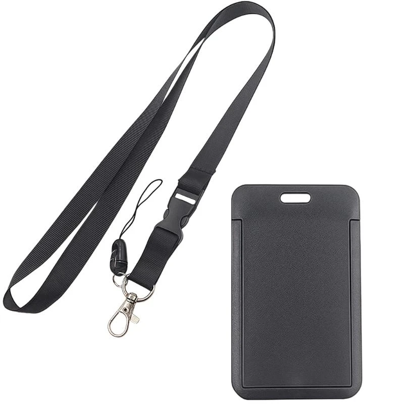 R1WD Lanyard and Card Holder Set For Keys USB Drive Phone Keychain Accessories