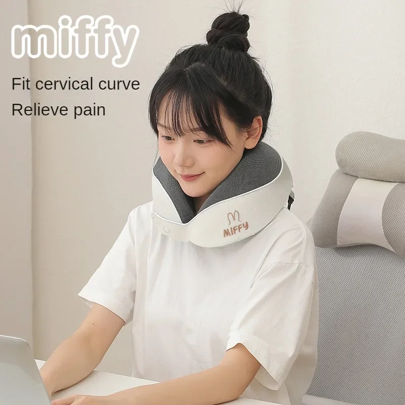 

Miffy U-shaped Pillow Travel Sleep Aircraft Neck Cone Pillow Long-distance Automobile Cycling Artifact Neck Memory Cotton Pillow