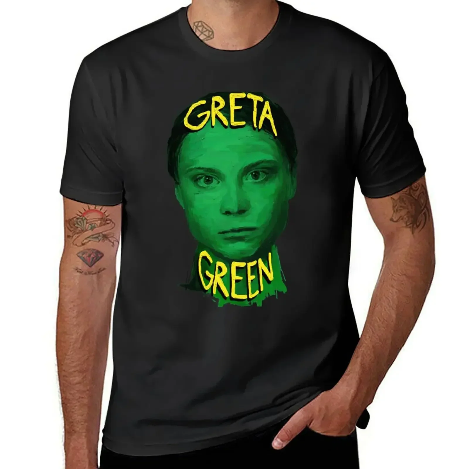 Greta Green T-Shirt plain basketball graphic tees cute tops t shirts for men