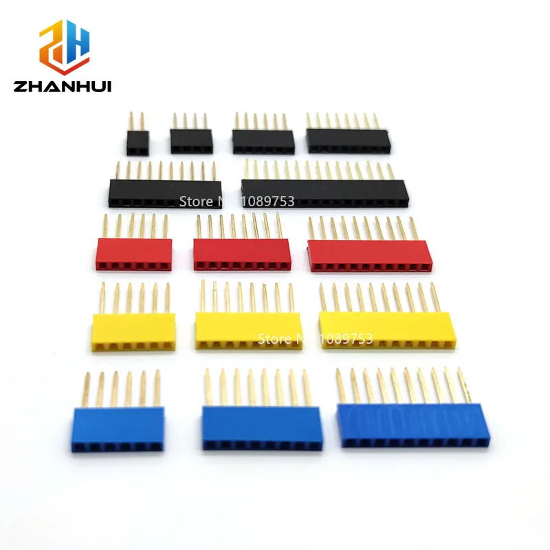 10pcs Long Needle Female Pin Header Strip Connectors