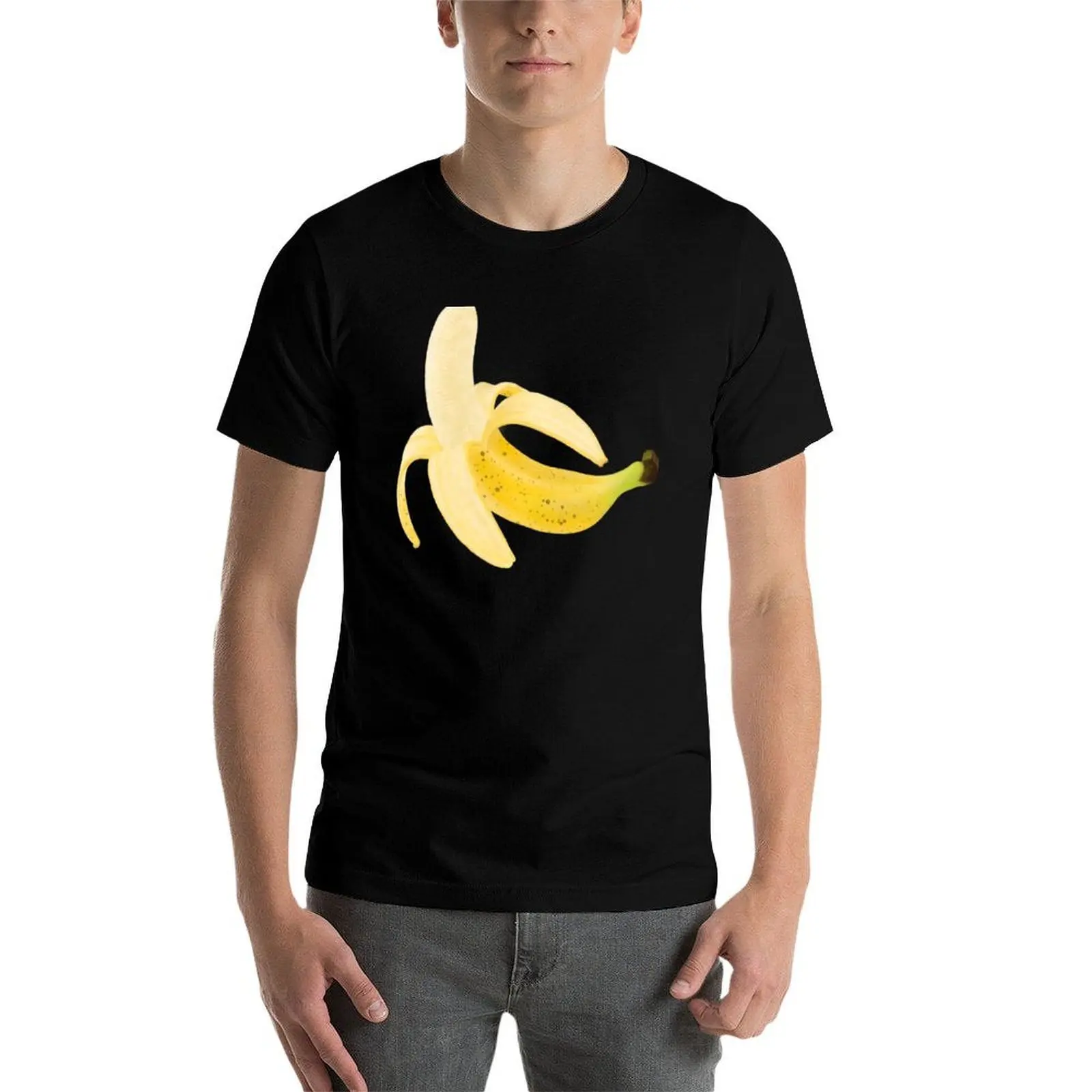 

Ripe banana with spots T-Shirt man t shirt heavy cotton cotton t shirts high quality T-Shirt