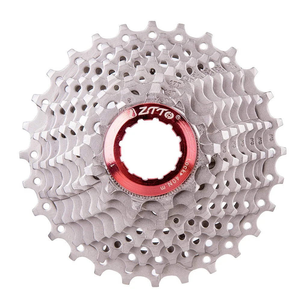 Ztto Road Bicycle Cassette Freewheel 9 Speed Cassette 9S 11-28T Bike Sprockets For Sunrace Shimano Sora 3300 3500 R300