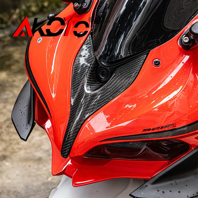 

FOR QJMOTOR SRK921 SRK 921 900 RR 921RR Motorcycles Carbon Fiber Parts Front Mask Middle Fairing Cap Cover Guard Accessories
