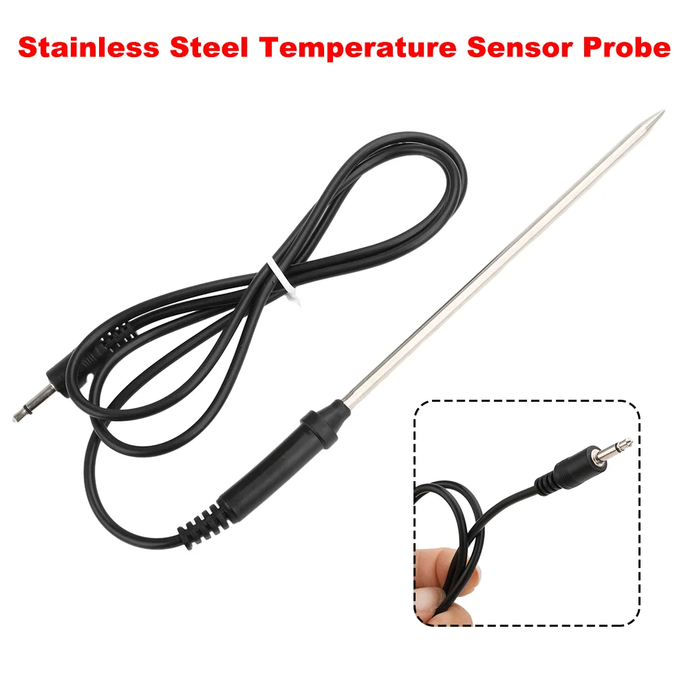 1Pcs Food Meat Thermometer Probe Stainless Steel Waterproof Thermometer Probe Replacement Thermopro Thermometer Accessory